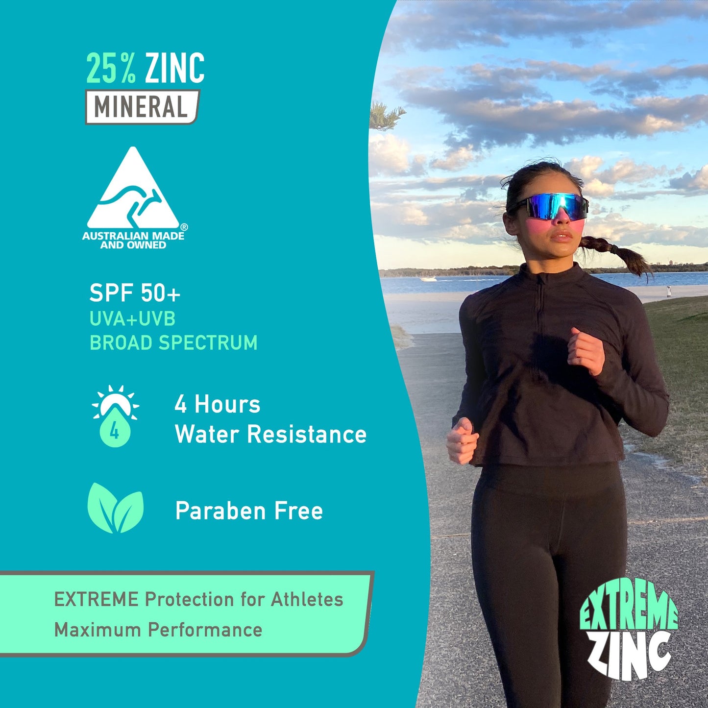 Sun Zapper Extreme Zinc Stick "Coral Pink" SPF 50+ | Protector Solar Mineral en Stick Mineral a base de zinc color ROSA 15g |Alta protección solar UVA/UVB con color vibrante | Resistente al Agua | Fórmula Reef Safe | Hecho en Australia.