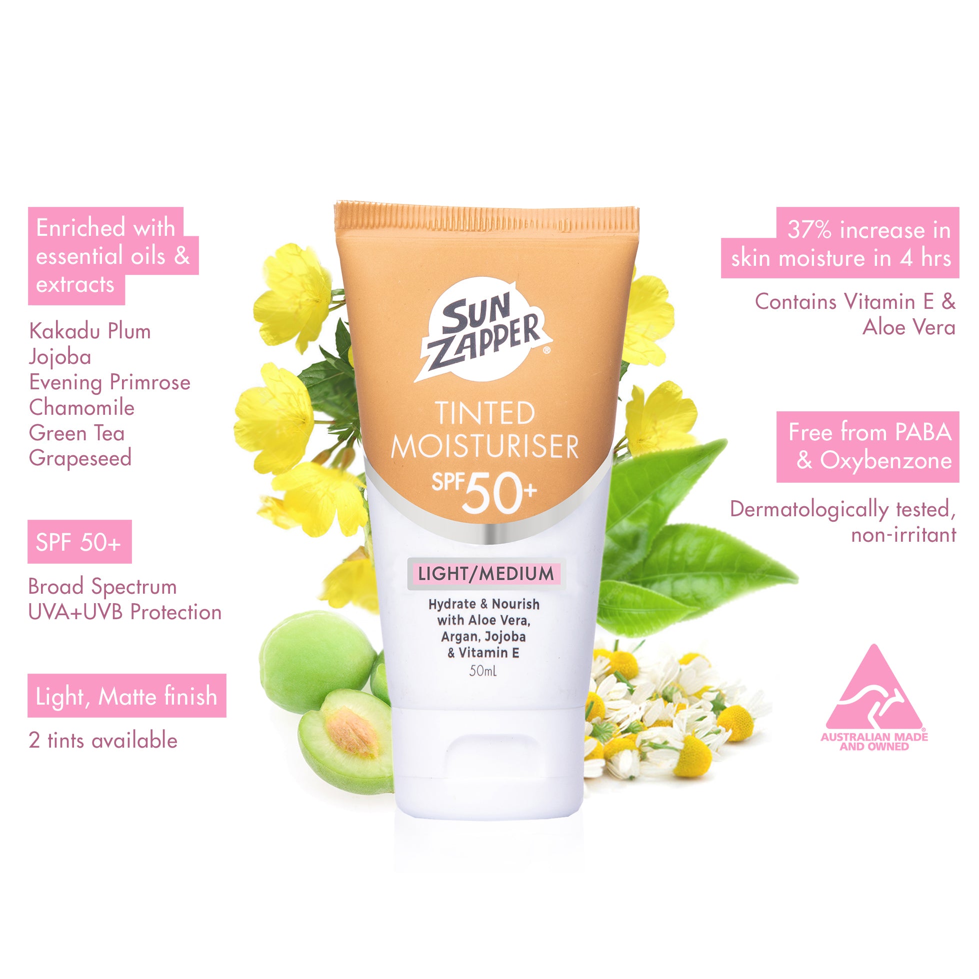 Tinted Moisturizer SPF 50+ Light/Medium 